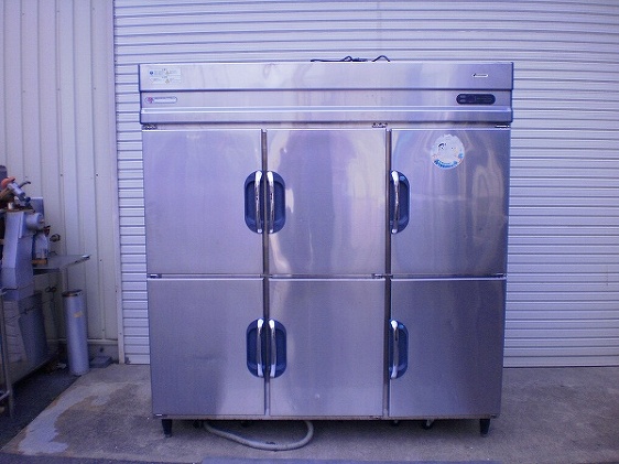 数量限定安いFUKUSHIMA 業務用 冷蔵庫 EXD-30RM5-F 4ドア 100v 引取 フクシマ